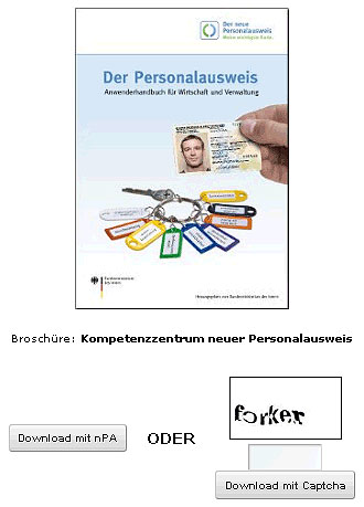 Einsatz der Pseudonymfunktion des neuen Personalausweises