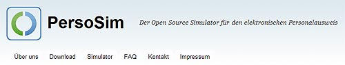 PersoSim Open Source Simulator für den elektronischen Personalausweis