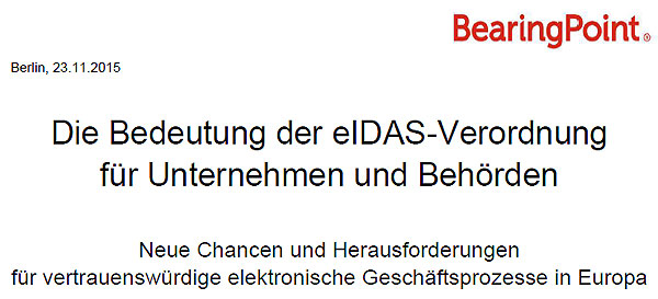 Die Bedeutung der eIDAS-Verordnung für Unternehmen und Behörden