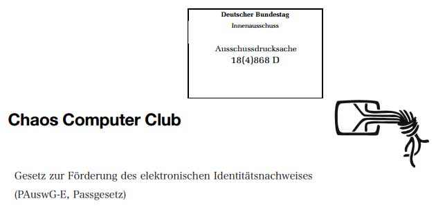  Stellungnahme zur eID-Funktion (Online-Ausweisfunktion) des Chaos Computer Clubs