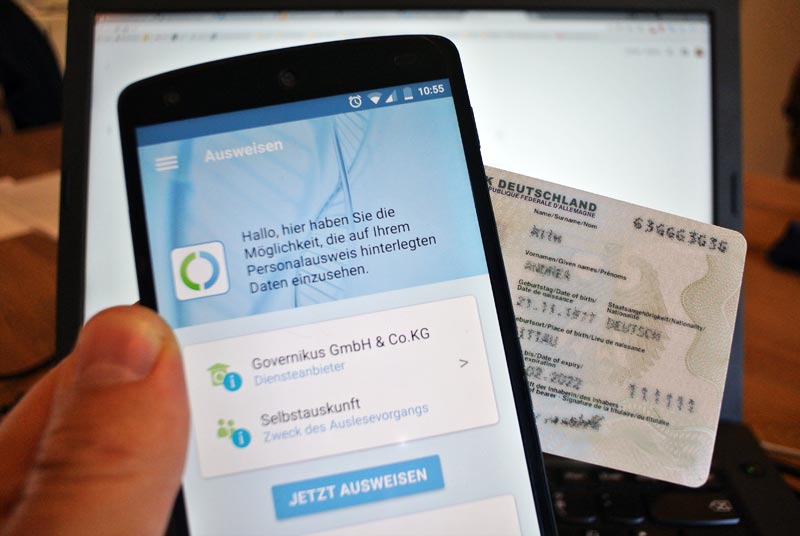 mobile Nutzung der eID-Funktion bzw. mobile Nutzung der AusweisApp per Smartphone