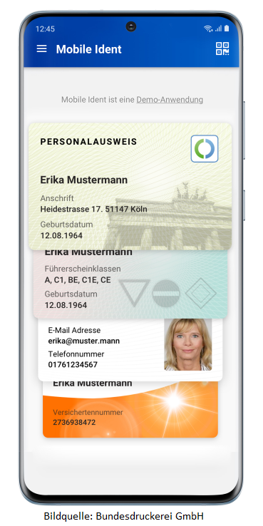 Personalausweis auf dem Smartphone (Online-Ausweisfunktion)